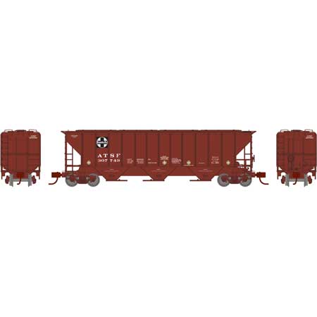 Athearn 27431 N Atchison Topeaka Santa Fe/Early PS 4427 Covered Hopper #307749