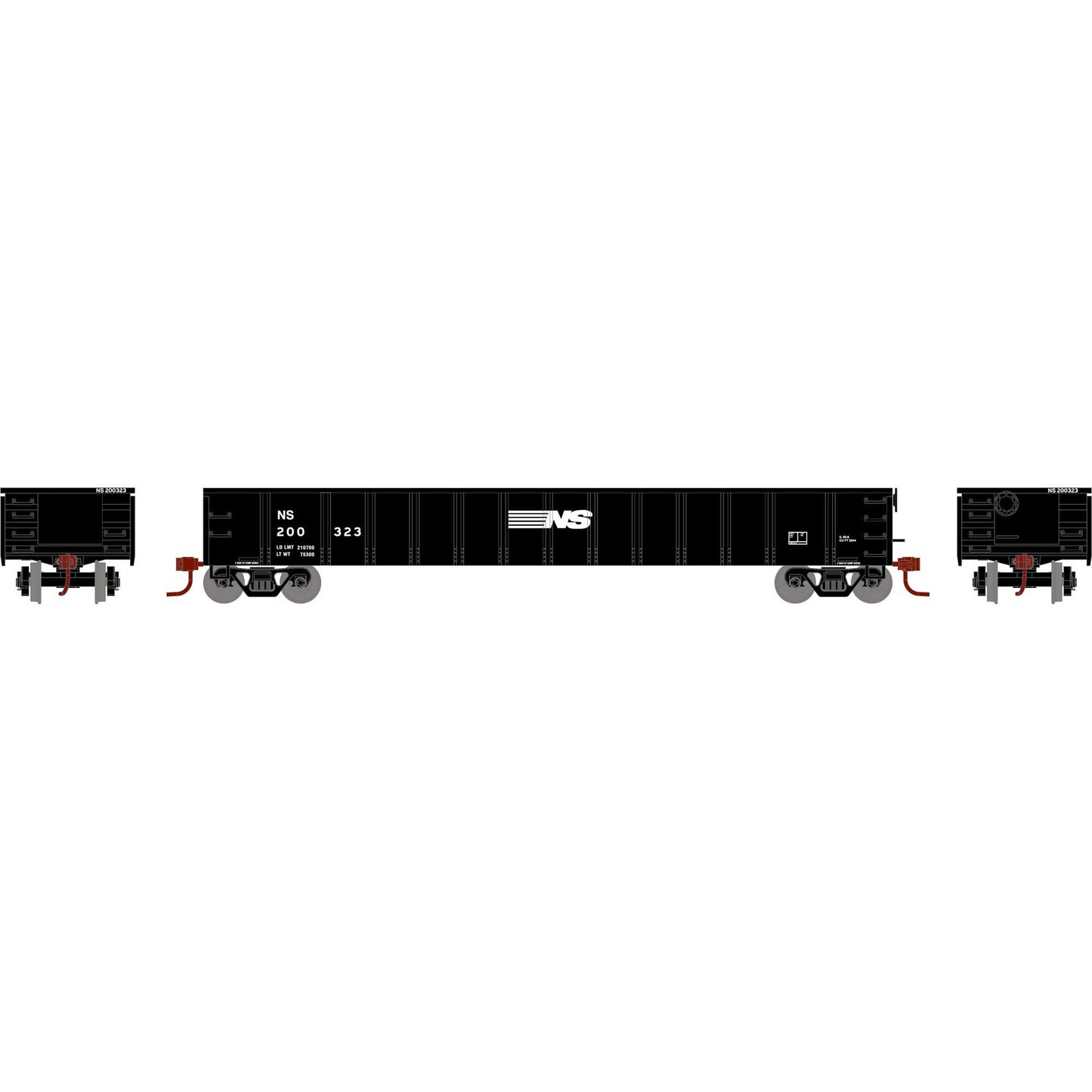 Athearn 6629 N Norfolk Southern 52' Mill Gondola #200323
