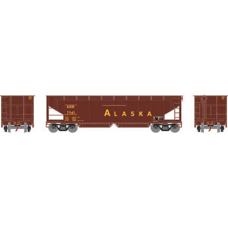 Athearn 7079 HO Alaska Railroad RTR 40' Offset Ballast Hopper with Load #7141