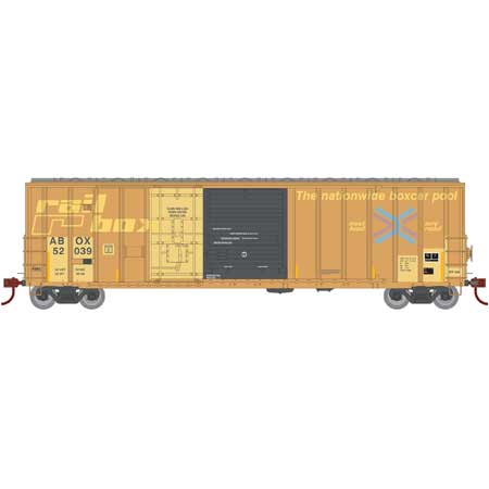Athearn 71009 HO Railbox 50' FMC Ex-Post Combo Door Boxcar #52039