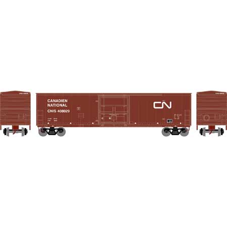 Athearn 71036 HO Canadian National 50' Superior Plug Door Boxcar #408029