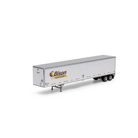 Athearn 72808 HO Bison Transport RTR 53' Wabash Plate Trailer #2