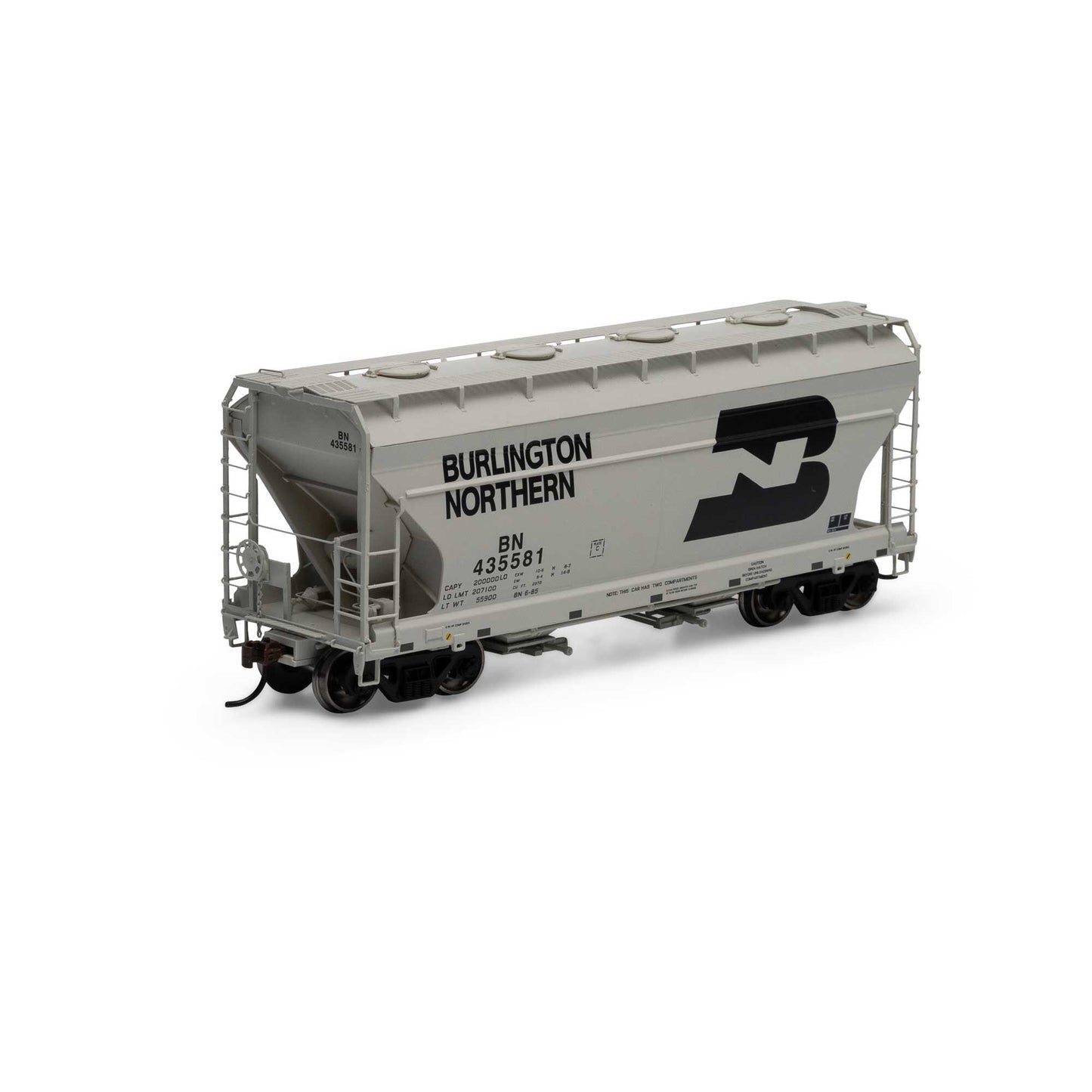 Athearn 81060 HO Burlington Northern ACF 2970 Covered Hopper #435581 LN/Box