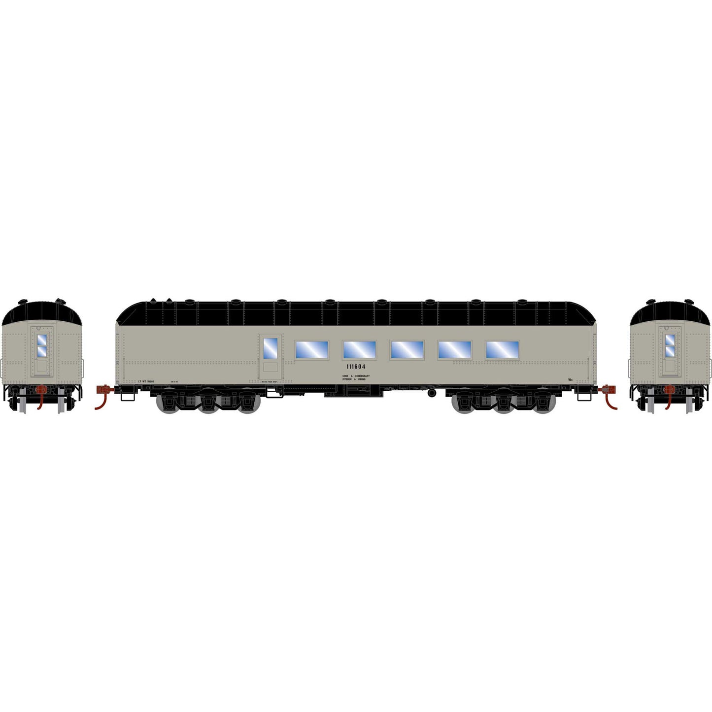 Athearn 86575 HO MOW Arch Roof Diner Ready-To-Run #111604