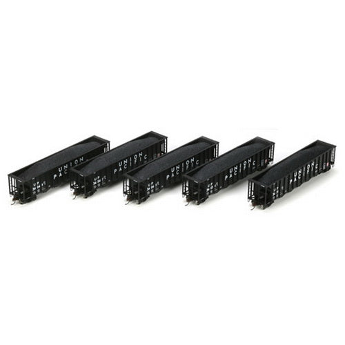 Athearn 94664 HO UP 5-Bay Rapid Discharge Hopper #7 (Set of 5) - RTR