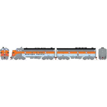 Athearn G19523 HO WP FP7A/F3B Diesel Locomotive w/DCC & Sound #805-A/#803-B