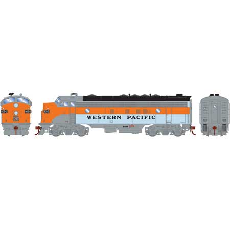 Athearn G19524 HO Western Pacific FP7A Diesel Locomotive w/DCC & Sound #805-D