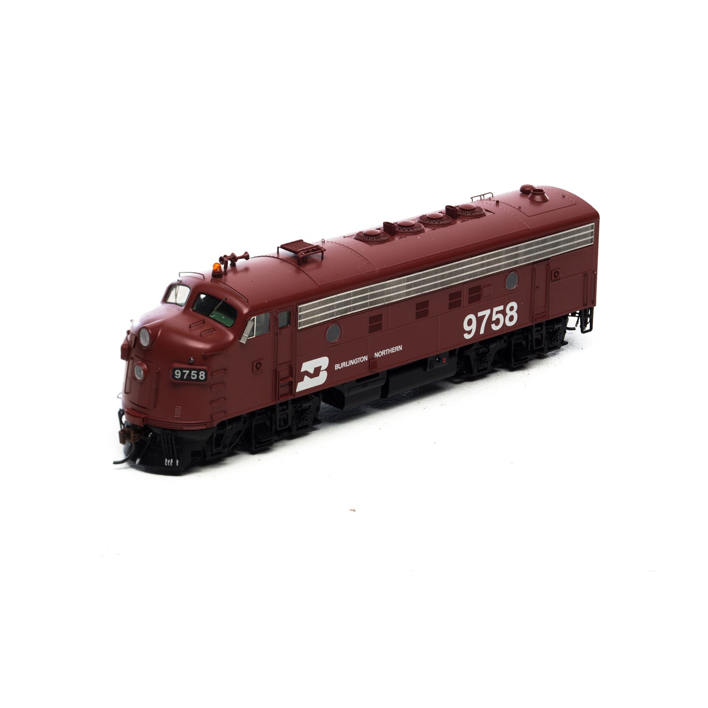 Athearn G22835 HO Burlington Northern F7A Diesel Locomotive w/DCC & Sound #9758