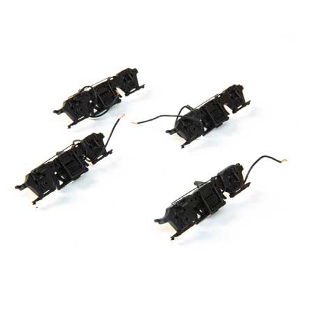 Athearn G40373 HO Rubber/Hyatt Blomberg M Sideframe Set (Pack of 4)