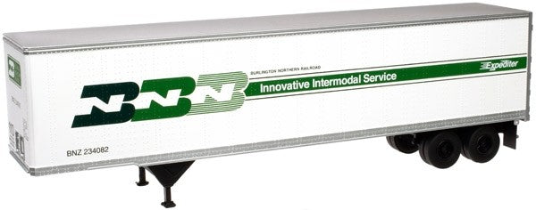 Atlas 12233 HO Burlington Northern 45' Pines Trailer #234082