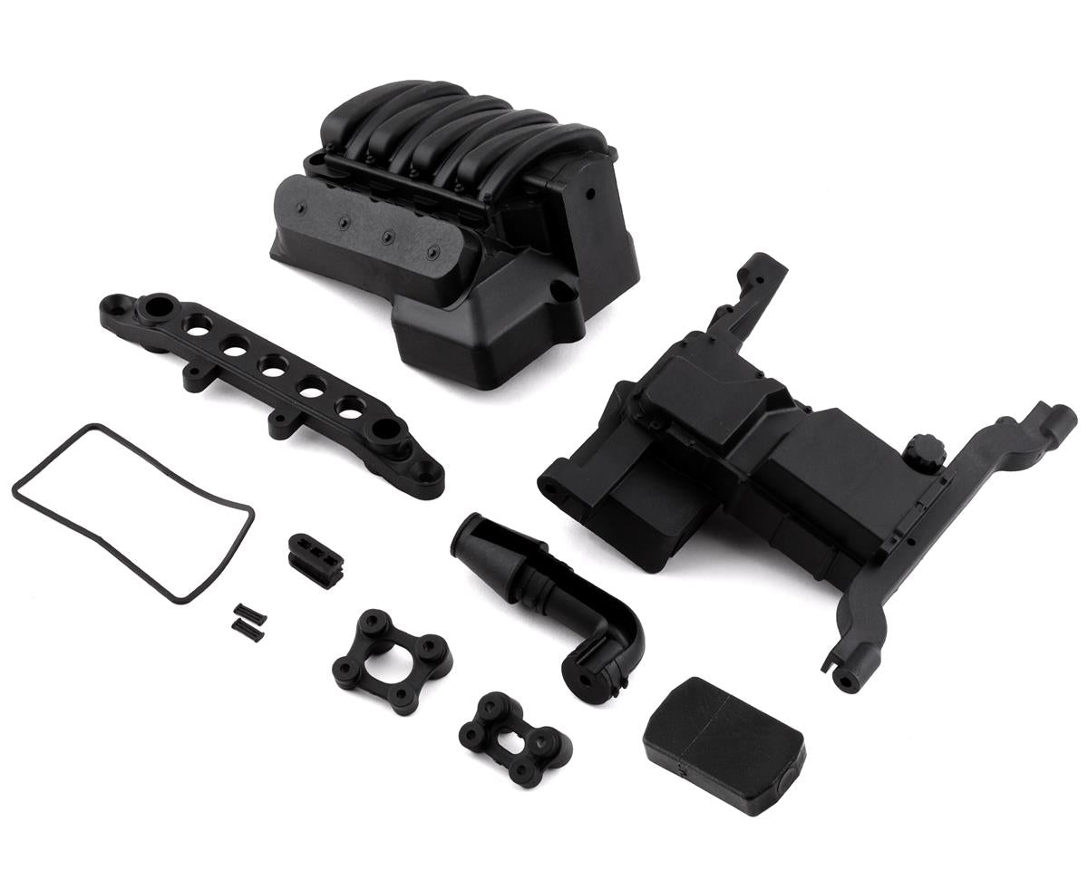 Axial AXI251005 SCX6 Front Servo Mount/Engine Cover/Seals