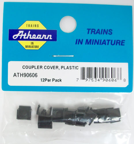 Athearn 90606 HO Plastic Coupler Cover (Pack of 12)
