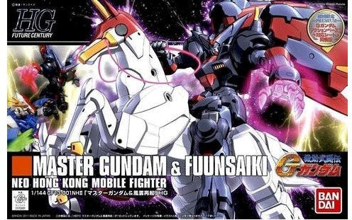 Bandai 2128370 1:144 GF13-001NH II Master Gundam & Fuunsaiki Plastic Model Kit