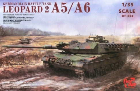 Border Model BT-002 1:35 Leopard 2 A5/A6 German Main Battle Military Tank Kit