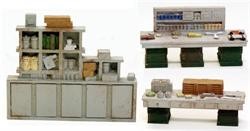Model Tech Studios D1145 N Scale Workshelving & Benches Pack #3
