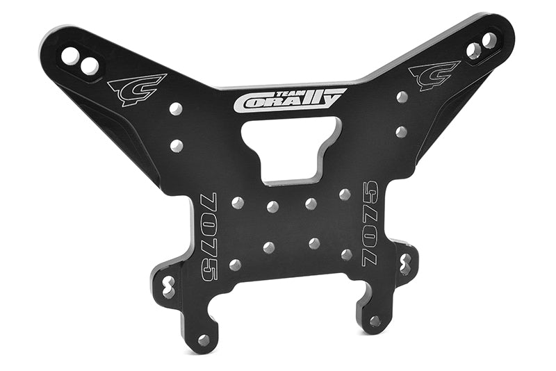 Corally C-00180-1123 Asuga XLR 7075 T6 5mm Hard Anodised Black Rear Shock Tower