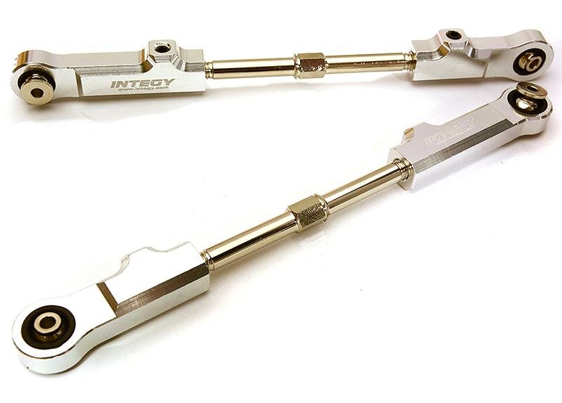 Integy C28733SILVER Billet Machined Rear Upper Suspension Linkages