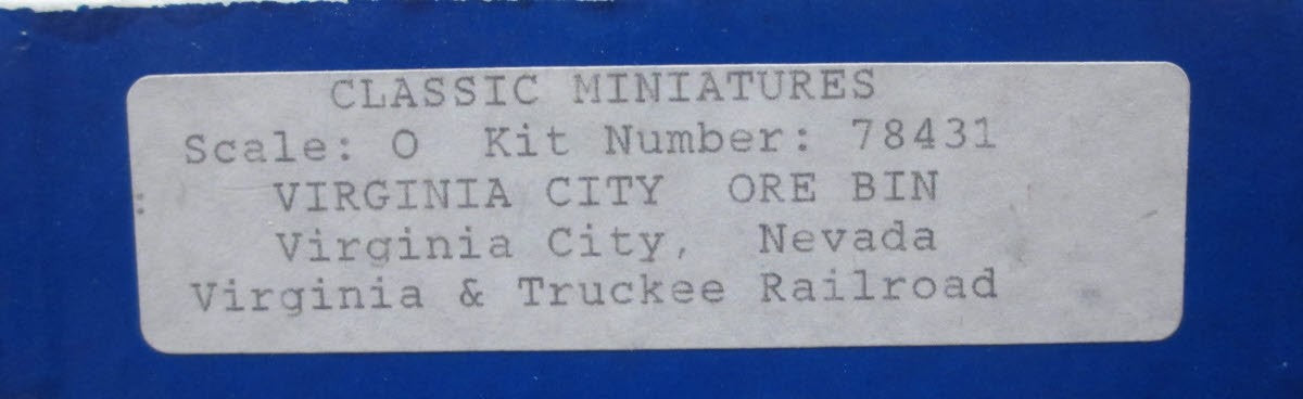 Classic Miniatures 78431 Virginia City Ore Bin