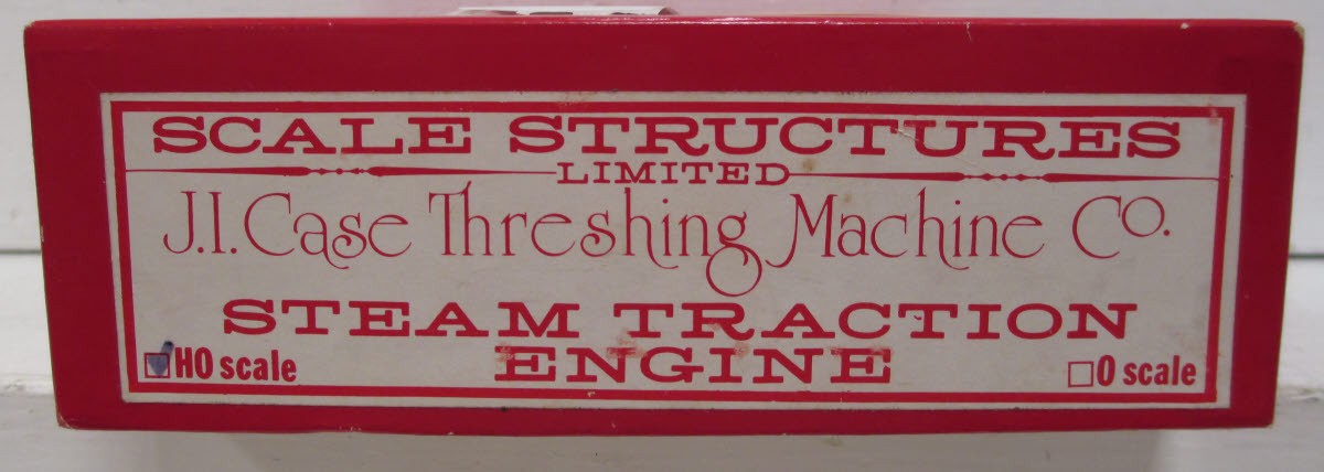 Scale Structures HO Scale J.I. Case Threshing Machine Co. Steam Traction Engine
