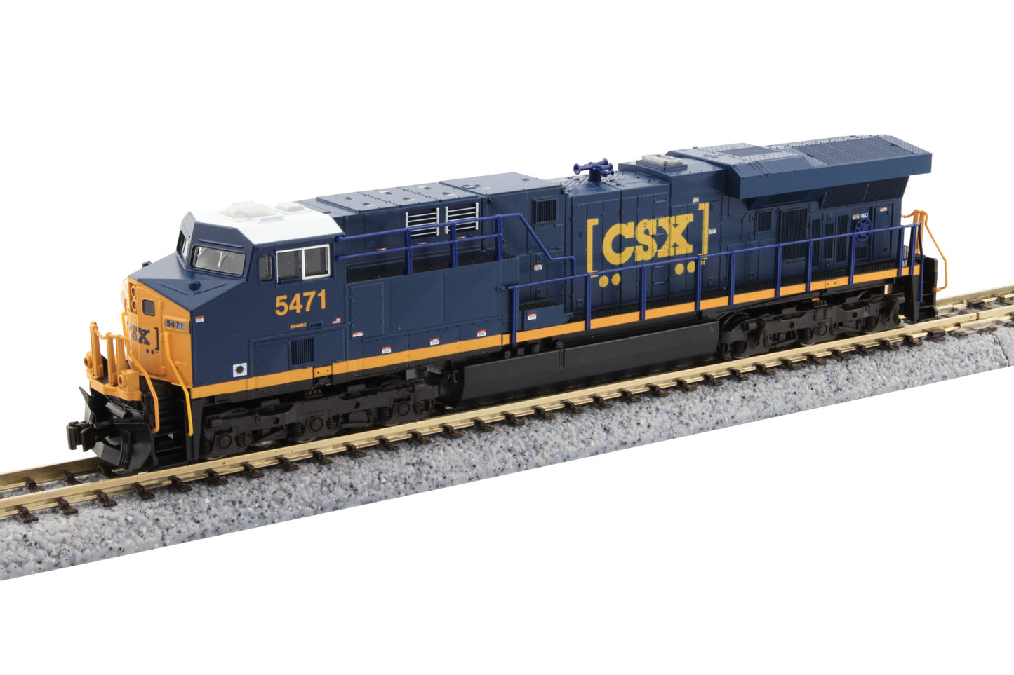 Kato 176-8964-S N CSX ES40DC Diesel Locomotive with Sound #5471