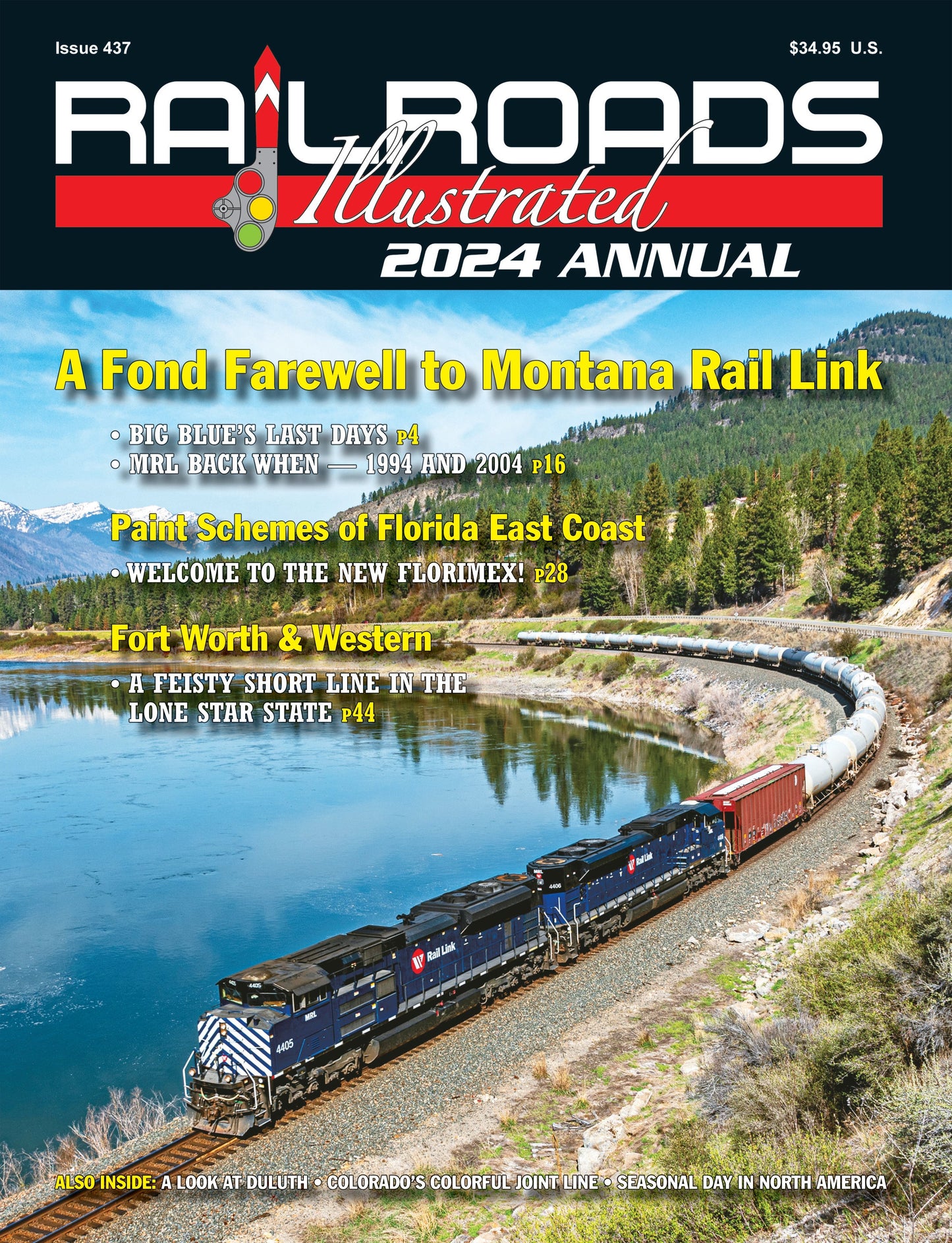 White River Productions RRIA24 Railroads Illustrated Annual 2024 Softcover Book