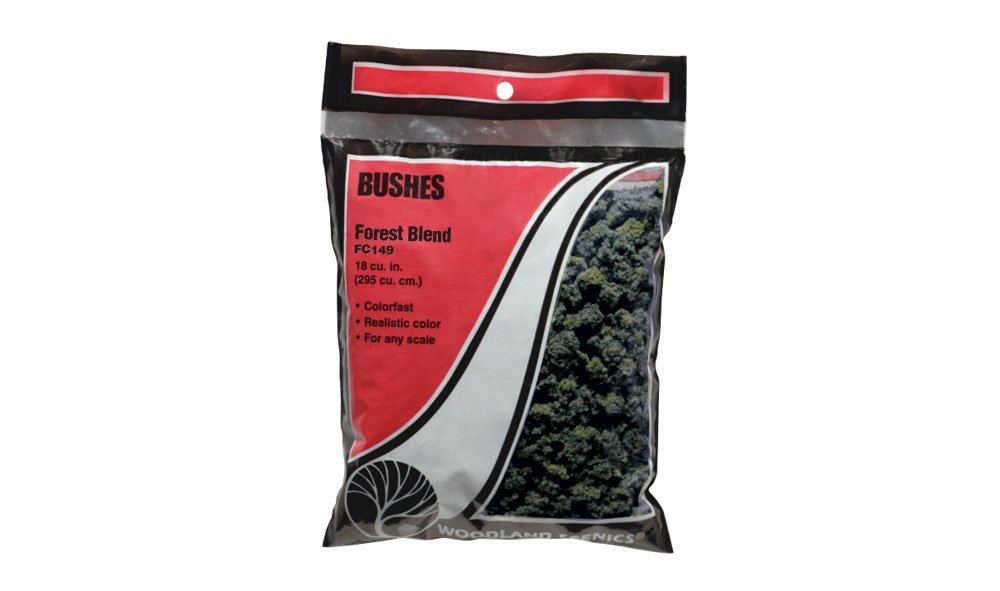 Woodland Scenics FC149 Forest Blend Bushes 12 Oz. Bag