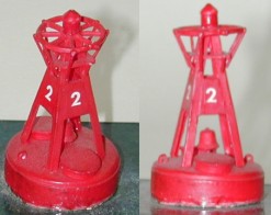 Sylvan Scale Models HO-1065 HO Channel Marker Buoys Unpainted Kit (Pack of 2)