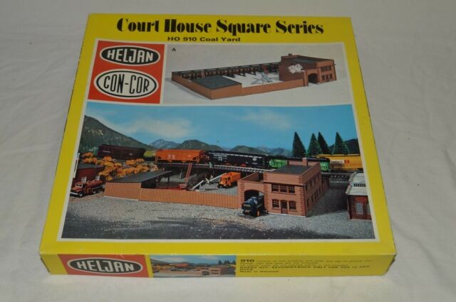 Heljan 910 Con-Cor HO Scale Court House Square Series Coal Yard Building Kit