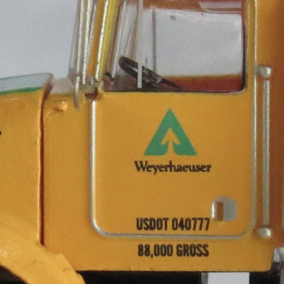 Trainworx Inc. 48086 N Weyerhaeuser Kenworth T800 Log Truck