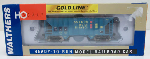 Walthers 932-7414 HO Golden West/SP Greenville 100 Ton Twin Hopper #465306