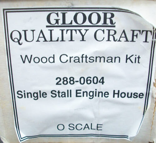 Gloor Craft 604 O Scale Single-Stall Engine House Building Kit
