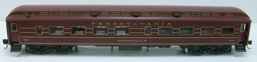 Aristo-Craft 31501 G Scale PRR Heavyweight "Greenville" Diner Car - Metal Wheels NIB