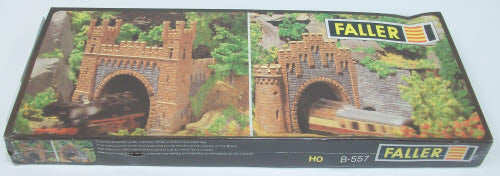 Faller B-557 HO Scale Tunnel Mouths Plastic Model Building Kit