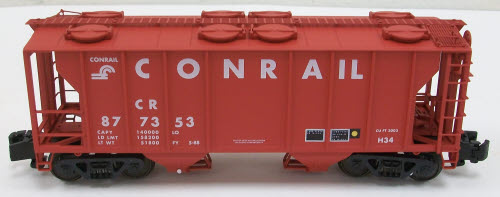 S-Helper 00088 S Gauge Conrail PS-2 2-Bay Covered Hopper #877353 EX/Box