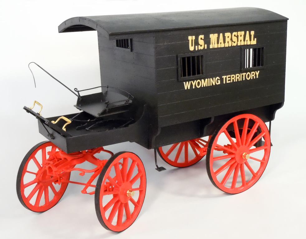 Model Shipways MS6010 1:12 1885 US Marshal's Jail Wagon Model Kit