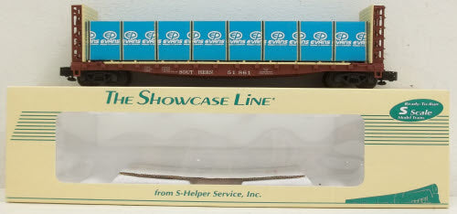 S-Helper Service 00163 S Scale Southern Bulkhead Flatcar w/ Container Load LN/Box