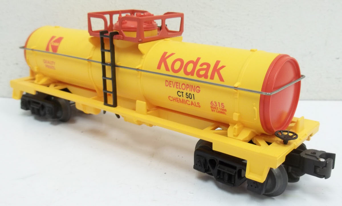 Lionel 6-16188 O Gauge Kodak Single Dome Tank Car #6315 LN/Box