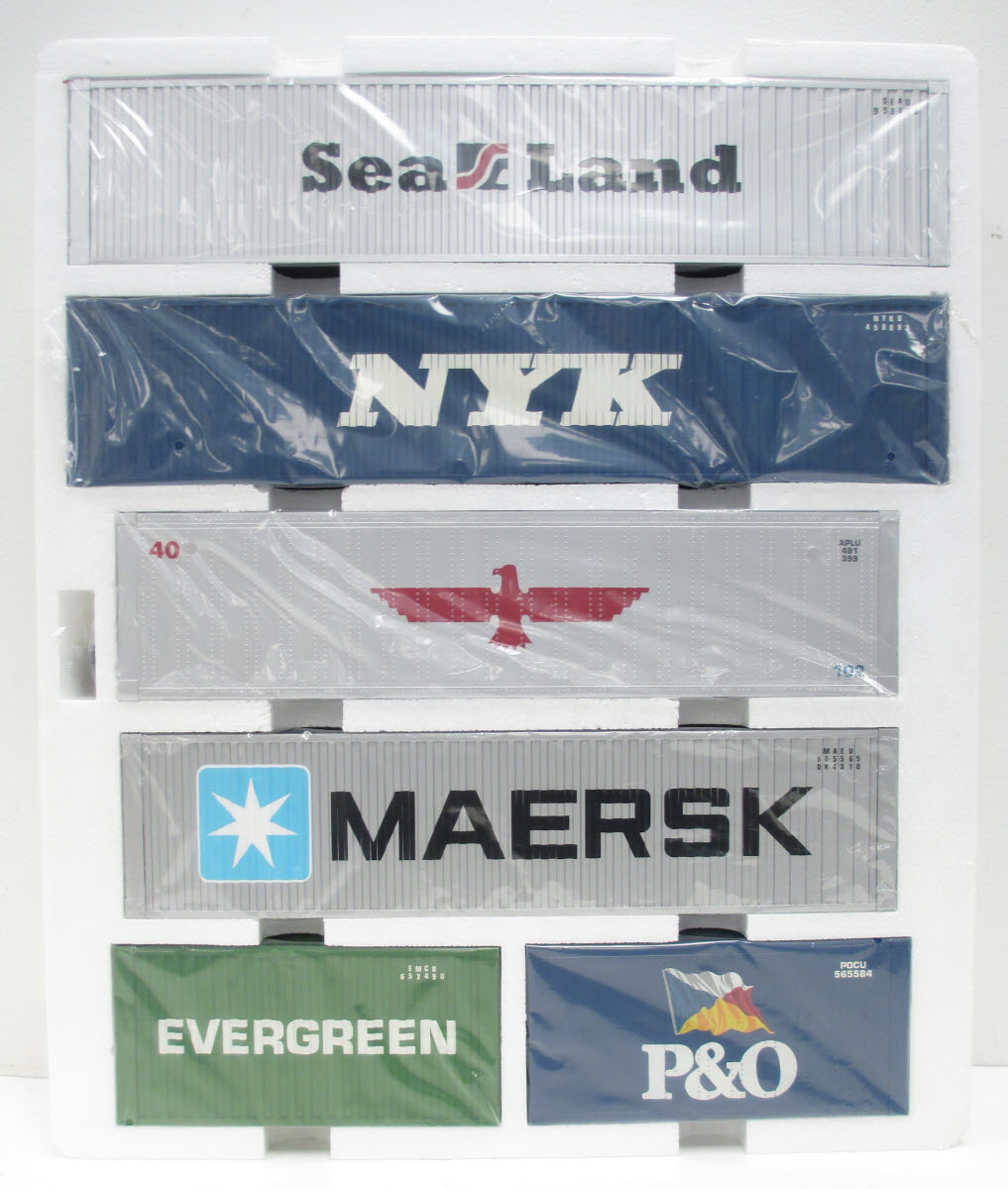 USA Trains R1710U G Multipack Container Set #1 (6 Containers) NIB