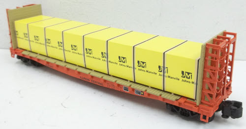 S-Helper 00162 "S" Scale NC Bulkhead Flatcar With Johns-Manville Lumber Load LN/Box