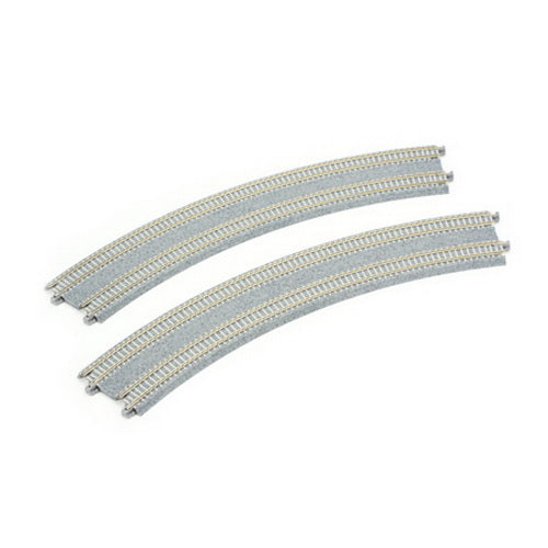 Kato 20-181 N 16-3/8"-15" Radius 45° Double Curved UniTrack (Pack of 2)