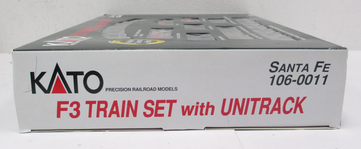 Kato 106-0011 Santa Fe F-3 N Gauge Diesel Starter Train Set LN/Box