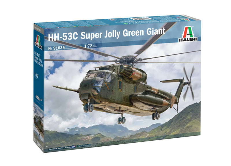 Italeri 91035 1:72 HH-53C Super Jolly Green Giant Helicopter Plastic Model Kit