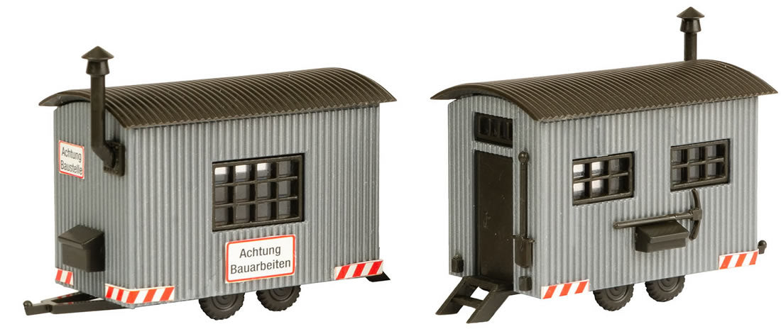 Vollmer 45722 HO Construction Trailer Building Kit (Pack of 2)
