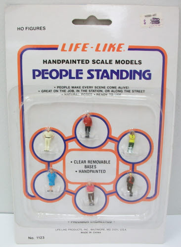 Life Like 1123 HO Standing People Figures (Set of 6)
