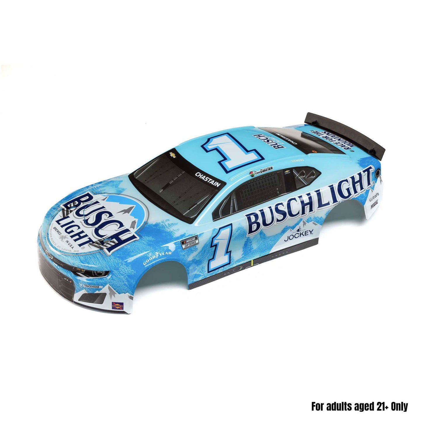 Losi LOS-2785 1:12 NASCAR GROM Ross Chastain #1 Busch Light 2025 Body