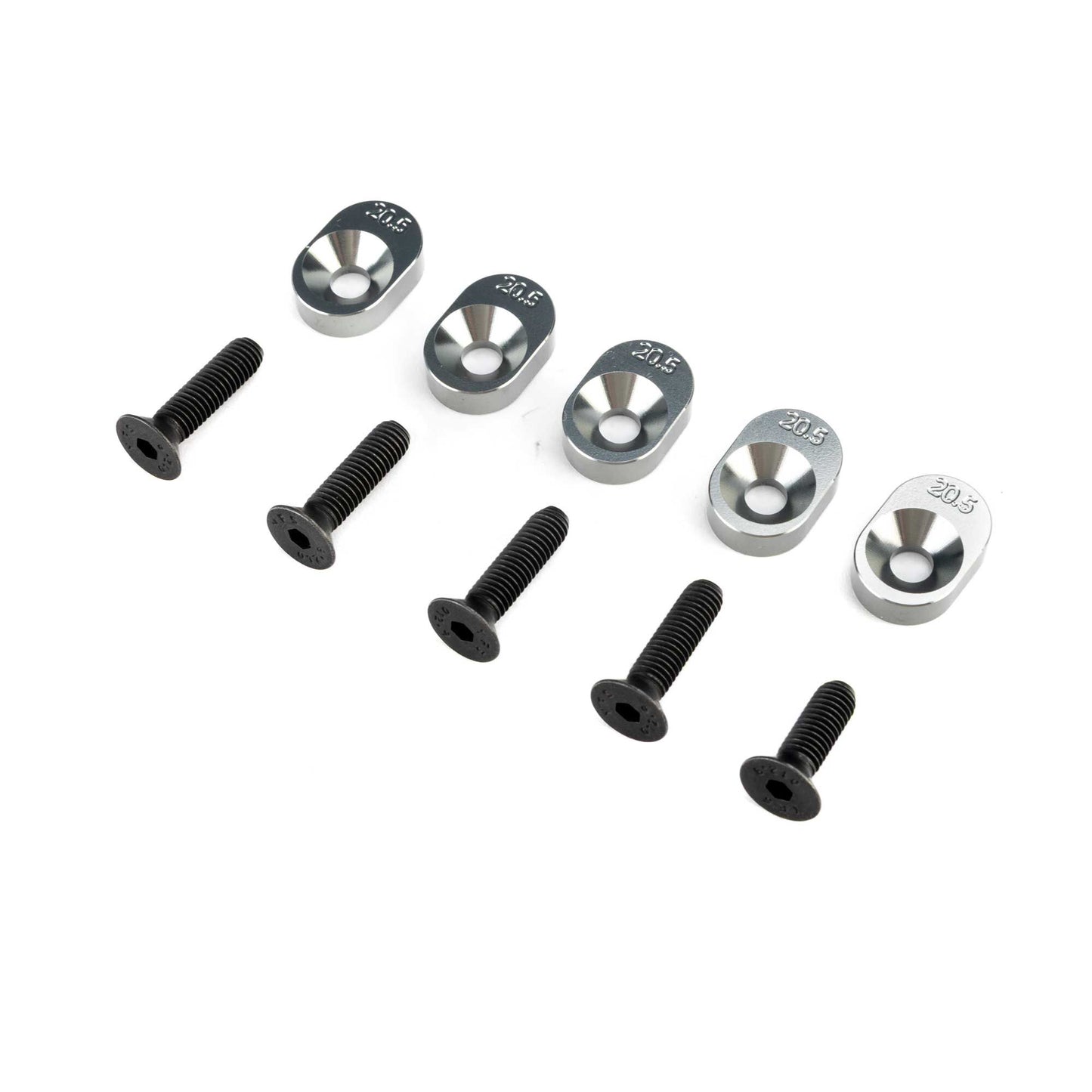 Losi LOS-4140 1:5 5IVE-TG 3.0 20.5/67 Engine Mount Insert and Screws (Set of 5)