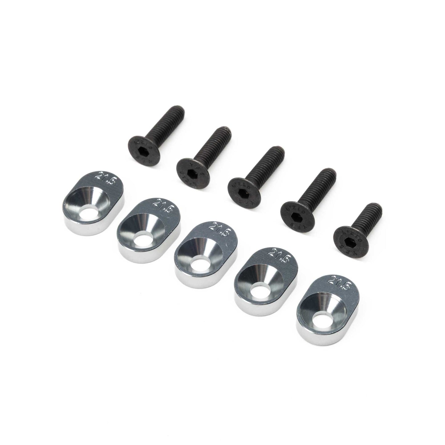 Losi LOS-4161 1:5 5IVE-TG 3.0 21.5/67 Engine Mount Insert and Screws (Set of 5)