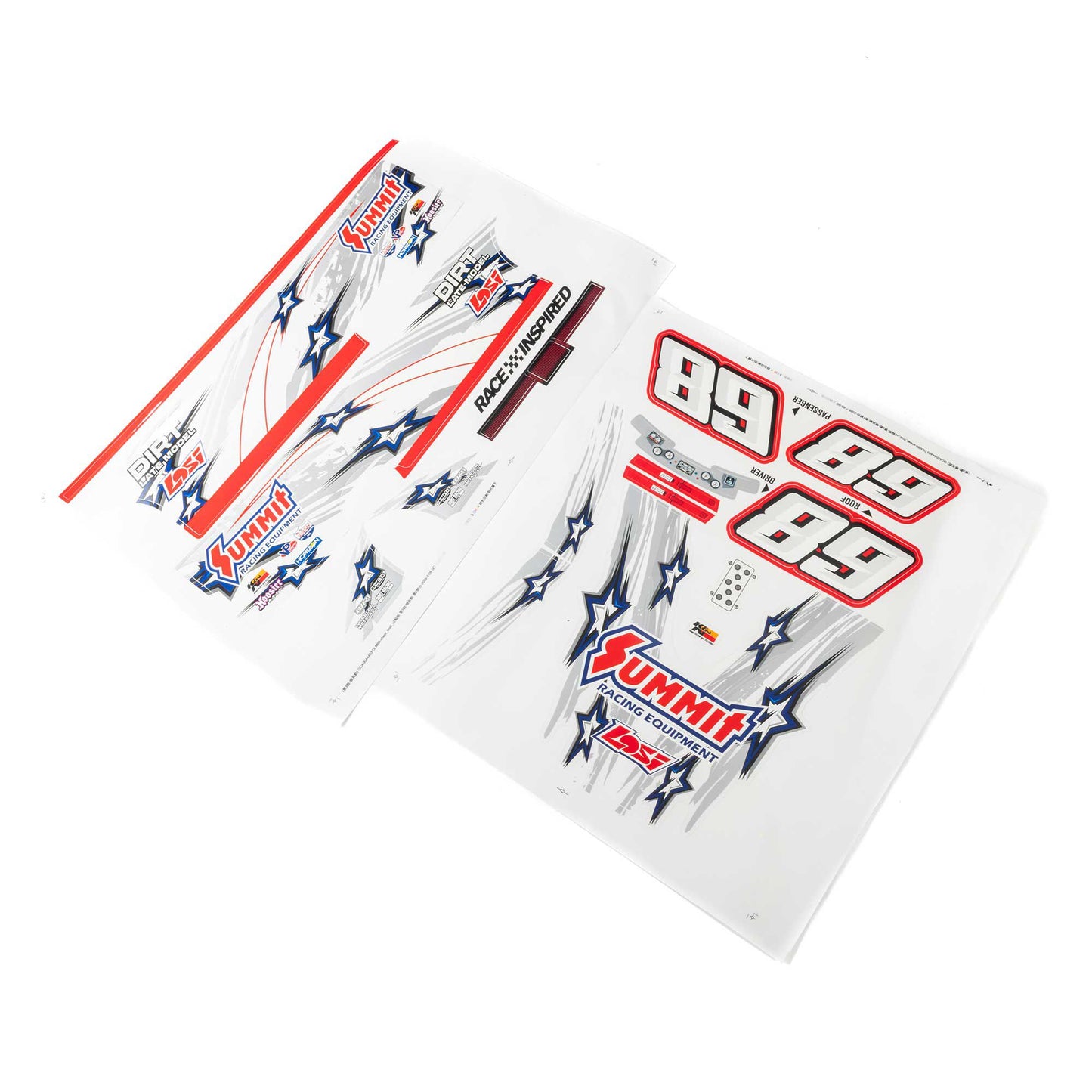 Losi LOS-4250 1:5 22S DLM Summit Racing Graphics Set