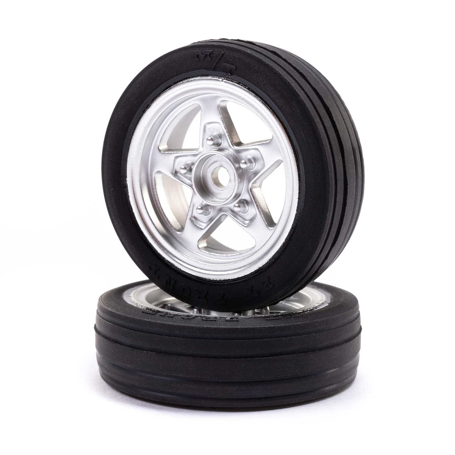 Losi LOS41040 1:16 Mini Drag Pre-Mounted Front Mickey Thompson Tires w/ 8mm Hex