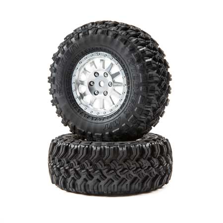 Losi 43027 Satin Method Wheel with Falken Tire for Tenacity Pro